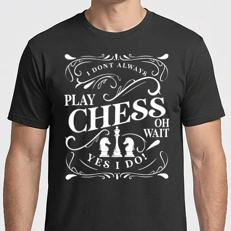 Férfi Imperial póló - I dont always play chess