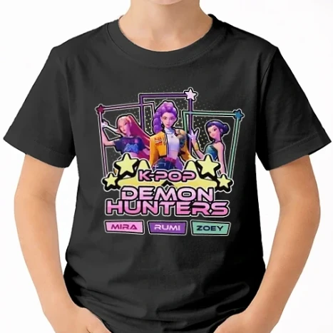 Uniszex gyerek Póló - K-POP DEMON HUNTERS HUNTRIX