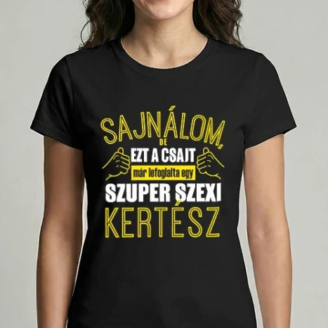 Női Imperial póló - Szuperszexi kertész 