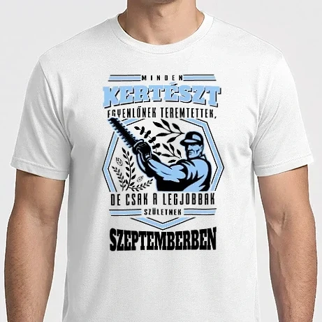 Férfi Imperial póló - Minden kertészt egyenlőnek teremtettek SZEPTEMBER