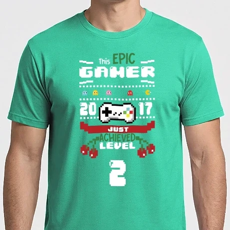Férfi Imperial póló - Szülinapos Gamer 2017 2