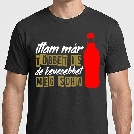 Férfi Imperial póló - Ittam már többet is színezhető