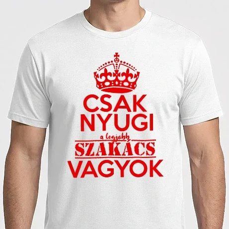 Férfi Imperial póló - Keep Calm szakács