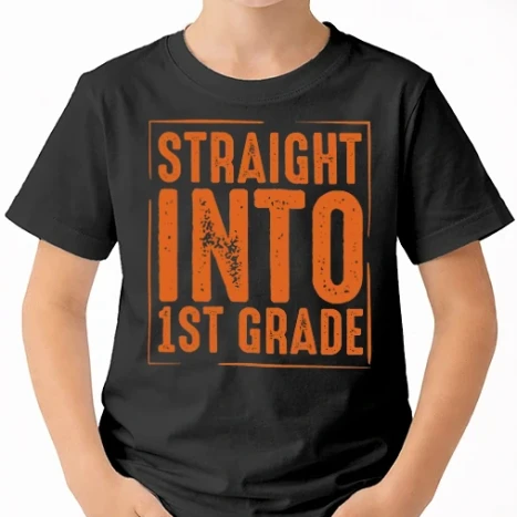 Uniszex gyerek Póló - Straight into 1st grade