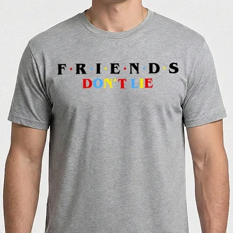 Férfi Imperial póló - Friends Don't Lie 02