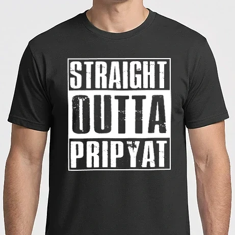 Férfi Imperial póló - Straight outta pripyat