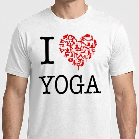 Férfi Imperial póló - I LOVE YOGA