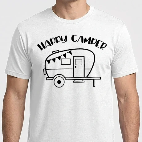 Férfi Imperial póló - Happy camper