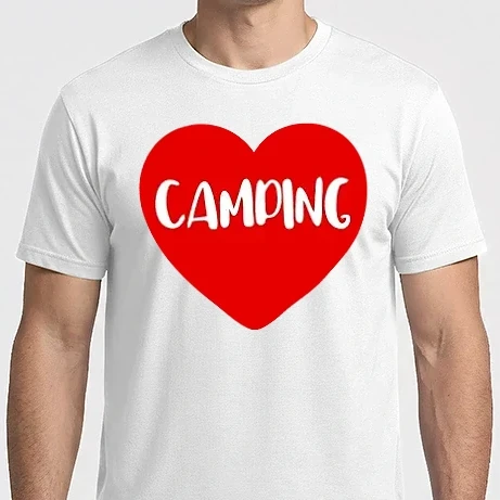 Férfi Imperial póló - Camping heart