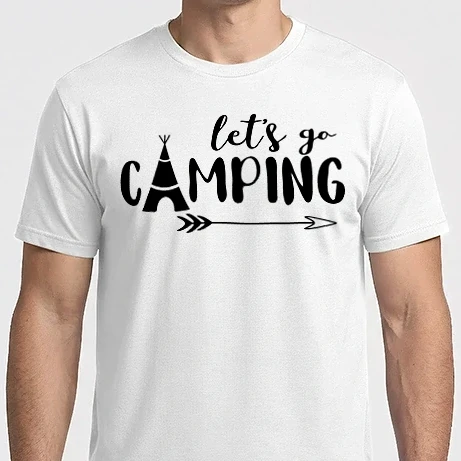 Férfi Imperial póló - Let's go camping