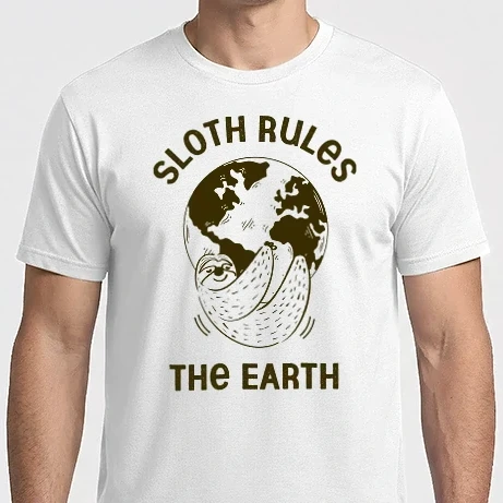 Férfi Imperial póló - Sloth rules the world