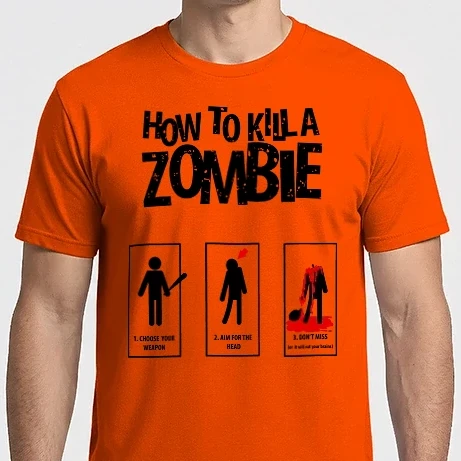 Férfi Imperial póló - How to kill a zombie