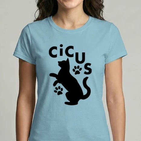 Női Imperial póló - Cicus felirattal