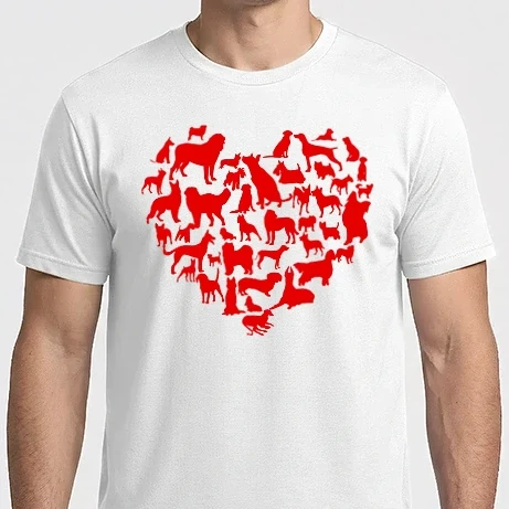 Férfi Imperial póló - Doggy heart