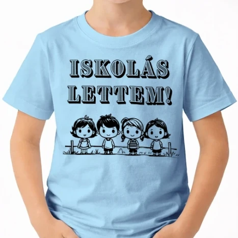 Uniszex gyerek Póló - Iskolás lettem
