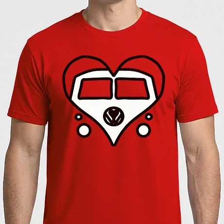 Férfi Imperial póló - VW kisbusz szívben