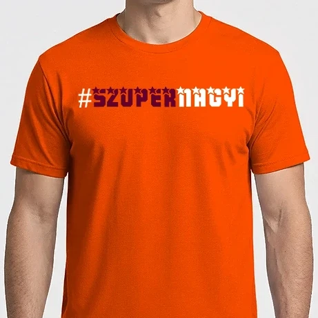 Férfi Imperial póló - Hashtag szuper nagyi színezhető