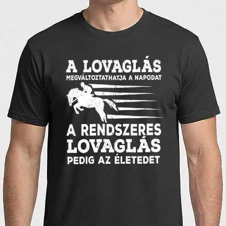Férfi Imperial póló - A lovaglás megváltoztathatja az életedet