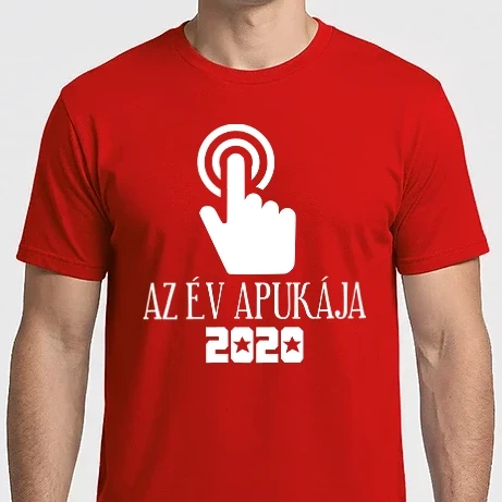 Férfi Imperial póló - Az év apukája 2020 színezhető
