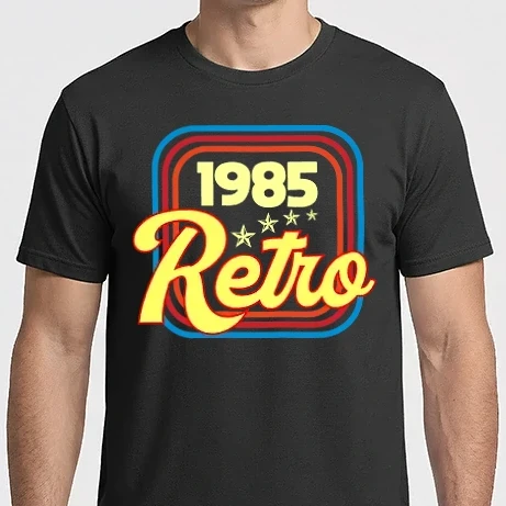 Férfi Imperial póló - retro születésnapi felirat dátummal 1985