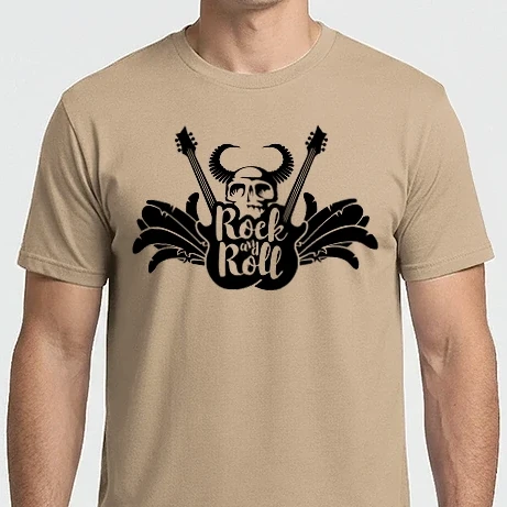 Férfi Imperial póló - Rock and roll színezhető