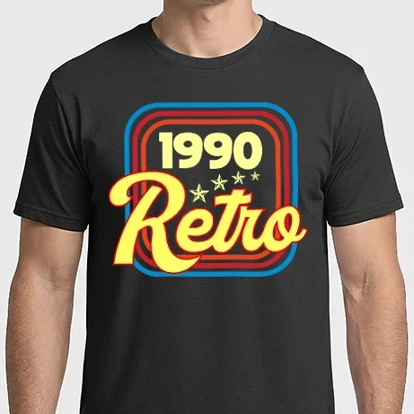 Férfi Imperial póló - retro születésnapi felirat dátummal 1990