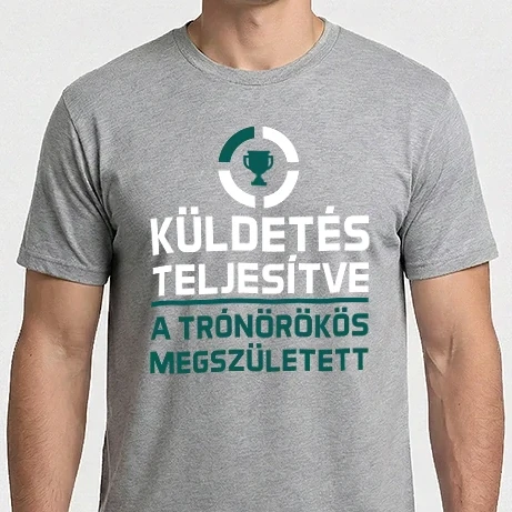 Férfi Imperial póló - Küldetés teljesítve kisfiú