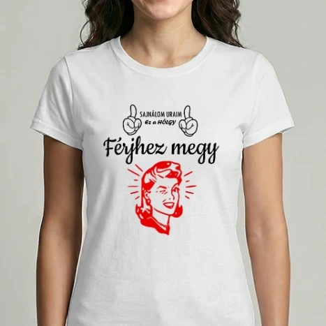 Női Imperial póló - Férjhez megy színezhető