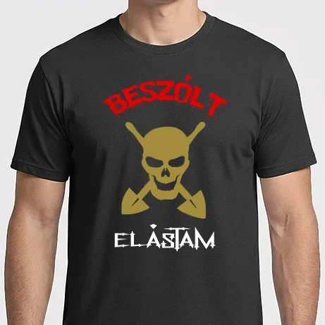 Férfi Imperial póló - beszólt elástam színezhető