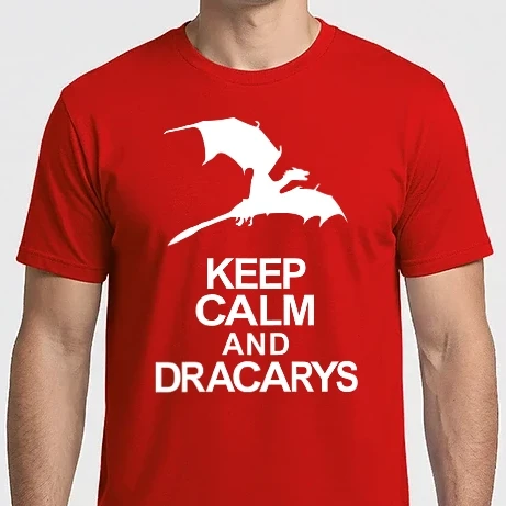 Férfi Imperial póló - Trónok Harca - Keep Calm and Dracarys