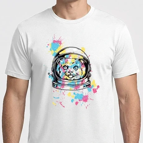 Férfi Imperial póló - Space Cat