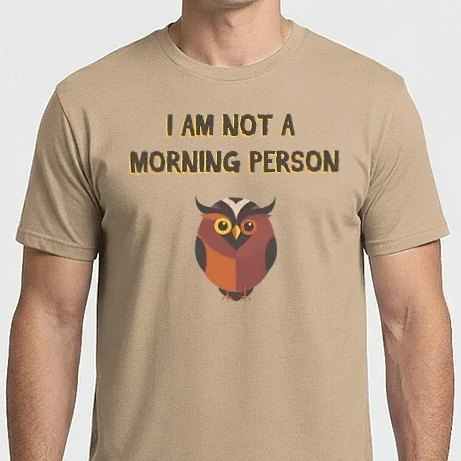 Férfi Imperial póló - I'm not a morning person