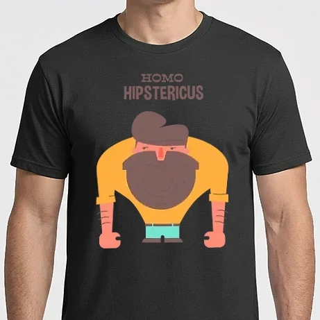 Férfi Imperial póló - Homo Hipstericus