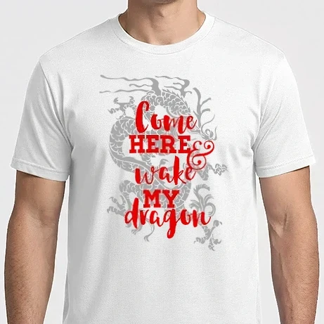 Férfi Imperial póló - Come here and wake my dragon