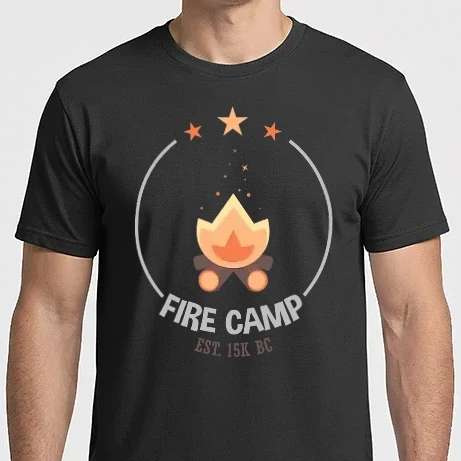 Férfi Imperial póló - Fire Camp est. 15k BC