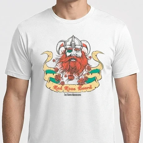 Férfi Imperial póló - Red Rose Beards - Szakáll Harcos