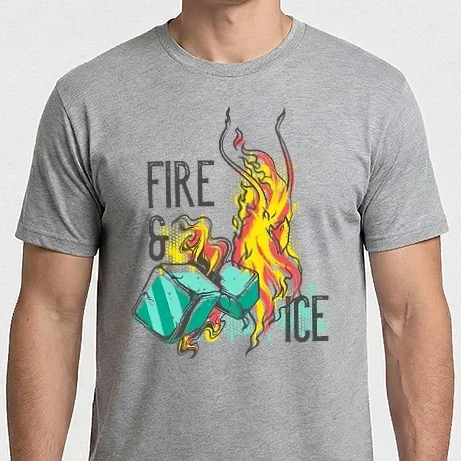 Férfi Imperial póló - Fire and Ice