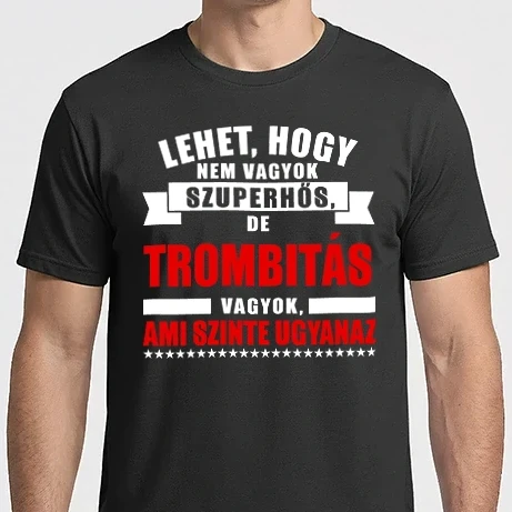 Férfi Imperial póló - Szuperhős trombitás