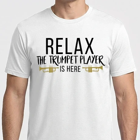 Férfi Imperial póló - Relax the trumpet player is here