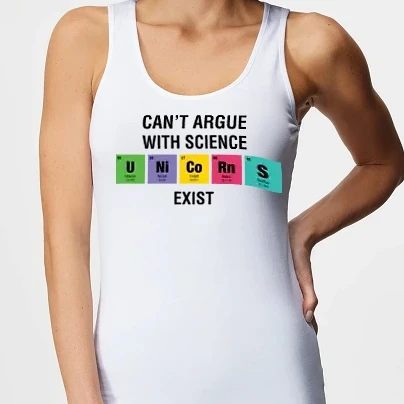 Női top - Can't argue with science