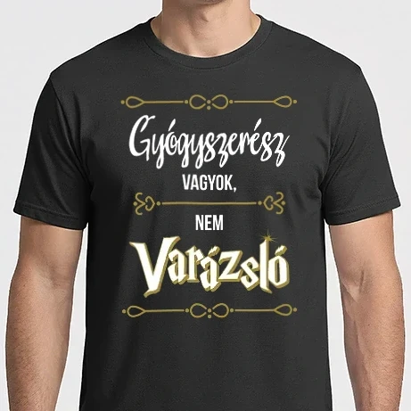 Férfi Imperial póló - Gyógyszerész vagyok nem varázsló
