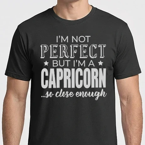 Férfi Imperial póló - Not perfect, but CAPRICORN