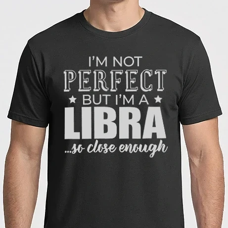 Férfi Imperial póló - Not perfect, but LIBRA