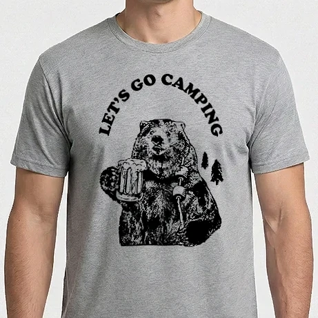 Férfi Imperial póló - Lets go camping
