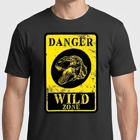 Férfi Imperial póló - Danger wild zone