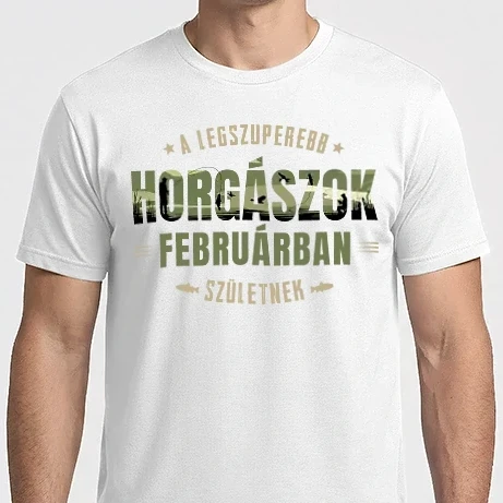 Férfi Imperial póló - Legszuperebb horgászok februárban születnek