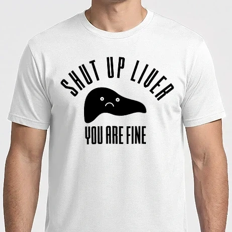 Férfi Imperial póló - Shut up liver you are fine