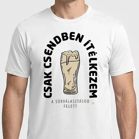Férfi Imperial póló - Csendben ítélkezem