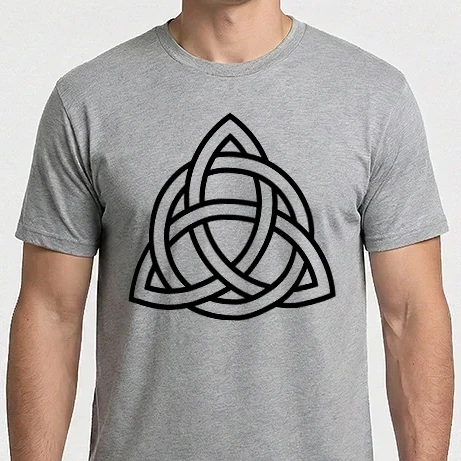 Férfi Imperial póló - Hármas hurok - Triquetra Magic