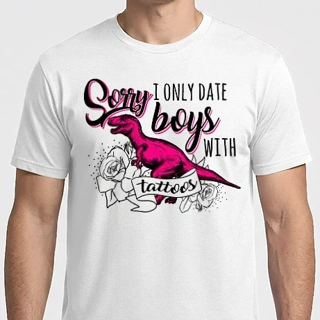 Férfi Imperial póló - Sorry, i only date boys with tattoos